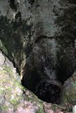 Sink hole at bottom of Waterfall